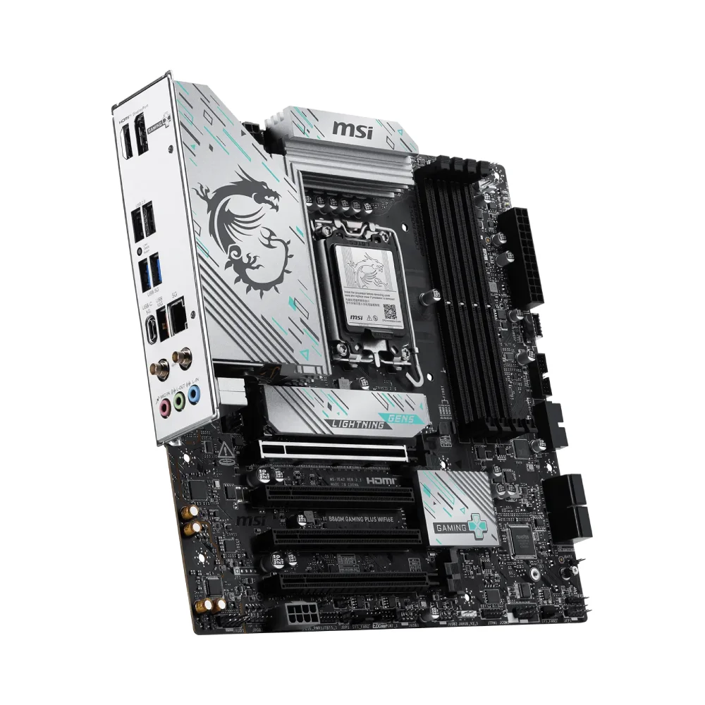 MSI Motherboard B860M GAMING PLUS WIFI6E DDR5 For Intel Ultra Processors view 3